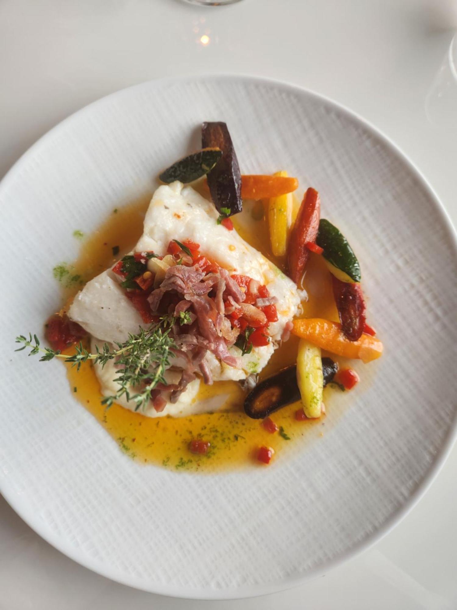 Belfry & Spa By Ligne St Barth Лурд Екстер'єр фото A plate of halibut